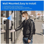 Wandthermometer met IR-technologie, ideaal voor kantoren Wandthermometer met IR-technologie, ideaal voor kantoren