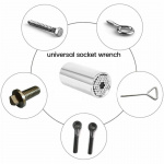 Supersmart Multi-hoes met gripbereik 7-19 mm Supersmart Multi-hoes met gripbereik 7-19 mm