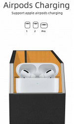 Opbergdoos voor in de auto met draadloos opladen