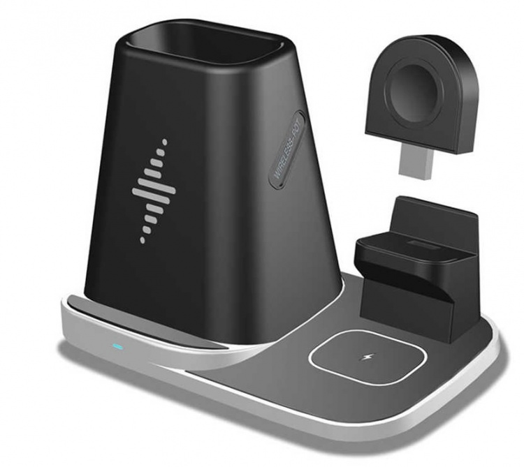 Qi draadloze oplaadpen houder voor smartphone, iWatch, Airpods Qi draadloze oplaadpen houder voor smartphone, iWatch, Airpods