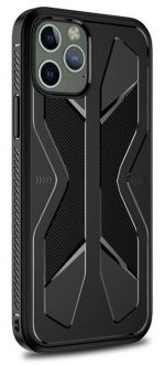 Stootbestendige telefoonhoes voor iPhone 12 mini, Zwart