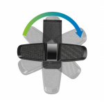 Clip voor zonnebril voor auto, zwart