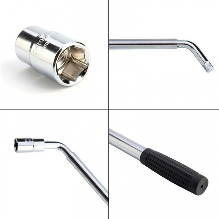 Velgensleutel met telescopisch handvat