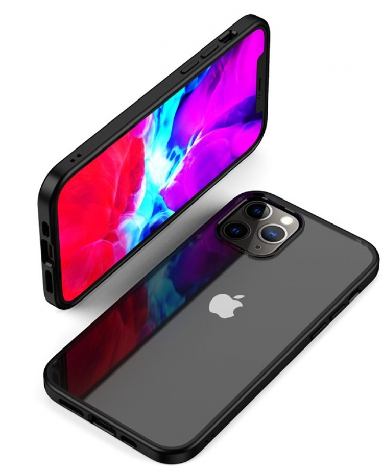 Elegant telefoonhoesje voor iPhone 12 mini, Zwart Elegant telefoonhoesje voor iPhone 12 mini, Zwart