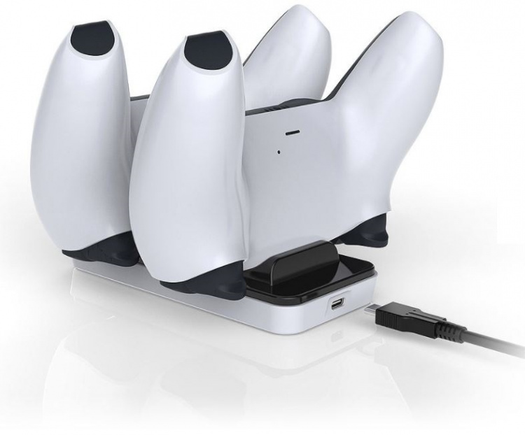Dobe Dubbel Oplaadstation voor 2 PS5 DualSense-controllers Dobe Dubbel Oplaadstation voor 2 PS5 DualSense-controllers