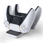 Dobe Dubbel Oplaadstation voor 2 PS5 DualSense-controllers Dobe Dubbel Oplaadstation voor 2 PS5 DualSense-controllers