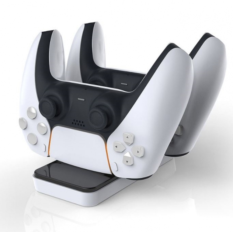 Dobe Dubbel Oplaadstation voor 2 PS5 DualSense-controllers Dobe Dubbel Oplaadstation voor 2 PS5 DualSense-controllers