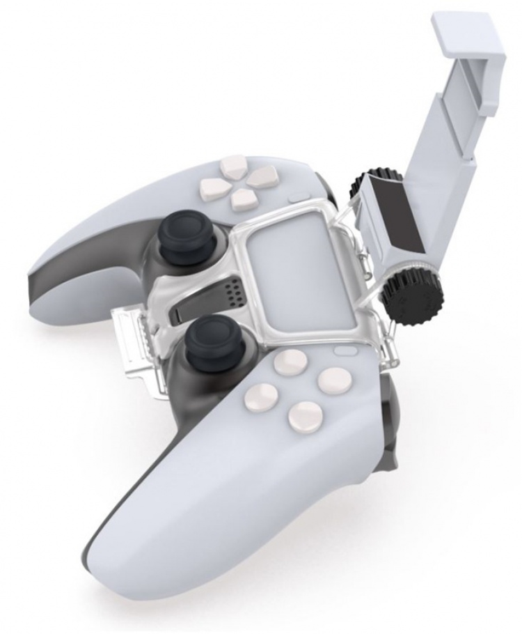 Dobe Houder voor mobiele telefoon voor PS5-controller, Wit Dobe Houder voor mobiele telefoon voor PS5-controller, Wit