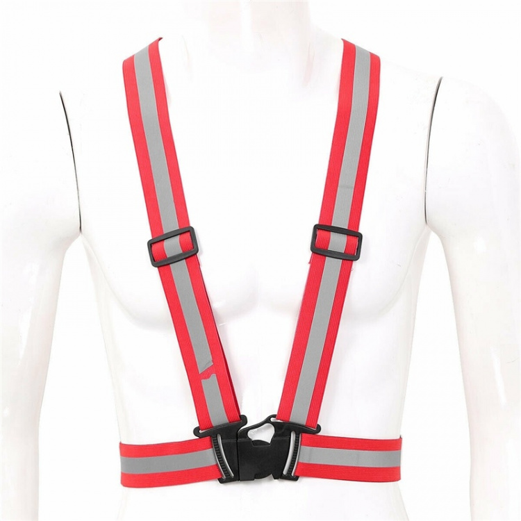 Reflecterend harnas/reflecterend vest, Rood Reflecterend harnas/reflecterend vest, Rood