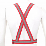 Reflecterend harnas/reflecterend vest, Rood Reflecterend harnas/reflecterend vest, Rood