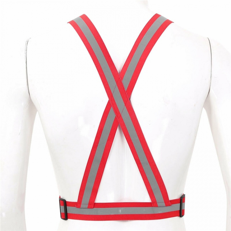 Reflecterend harnas/reflecterend vest, Rood Reflecterend harnas/reflecterend vest, Rood