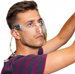 Transparant Immfritt Ansiktsskydd/munvisir