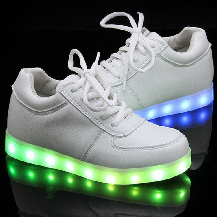 LED Sneakers met veters, maat 36, Wit