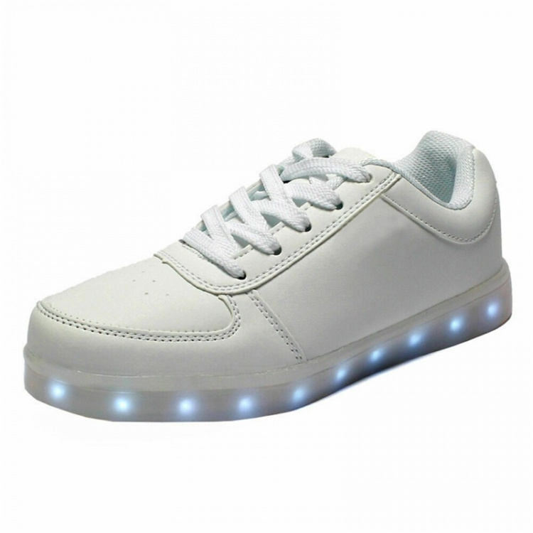 LED Sneakers met veters, maat 36, Wit