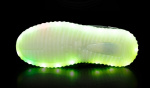 LED Sneakers met veters maat 33, Zwart