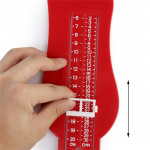 Voetmeter voor kinderen, Rood Voetmeter voor kinderen, Rood