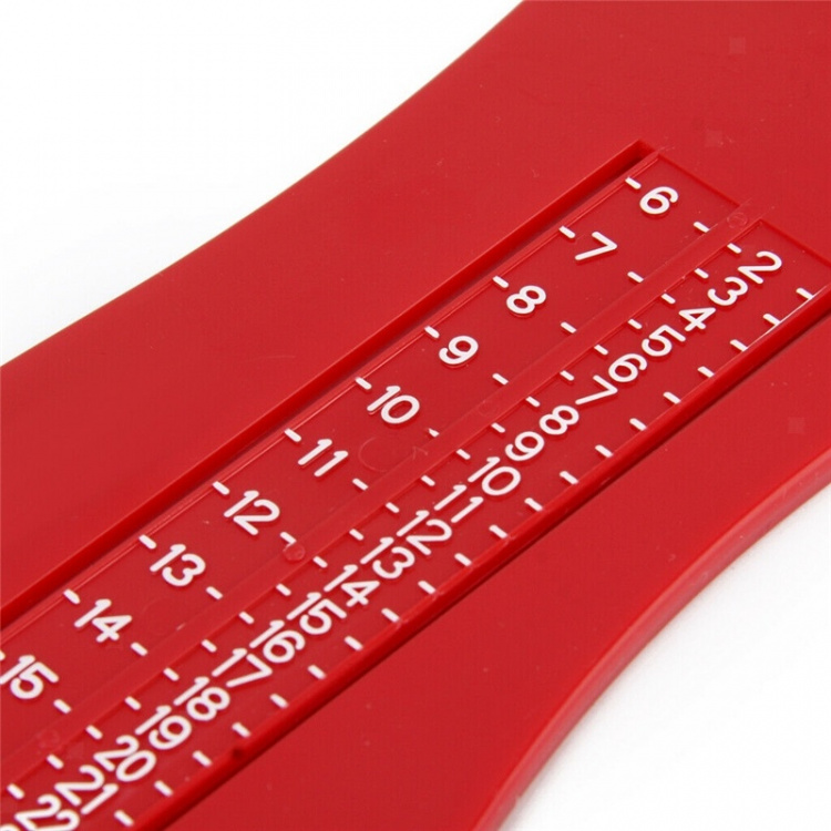 Voetmeter voor kinderen, Rood Voetmeter voor kinderen, Rood