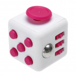 Fidget Kubus, Wit/Roze