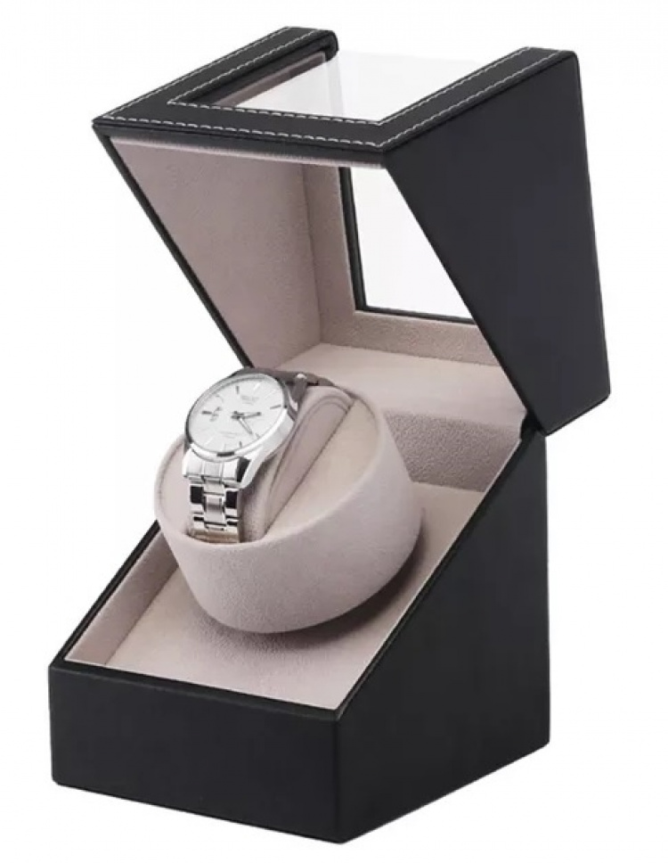 Watch winder/klocksnurra, Svart Watch winder/klocksnurra, Svart