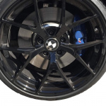 BMW middenafdekking, zwart/wit BMW middenafdekking, zwart/wit