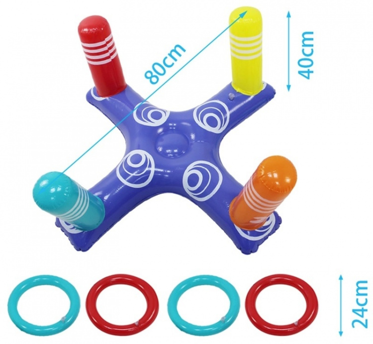 Ringwerpen Spel, Opblaasbaar Ringwerpen Spel, Opblaasbaar