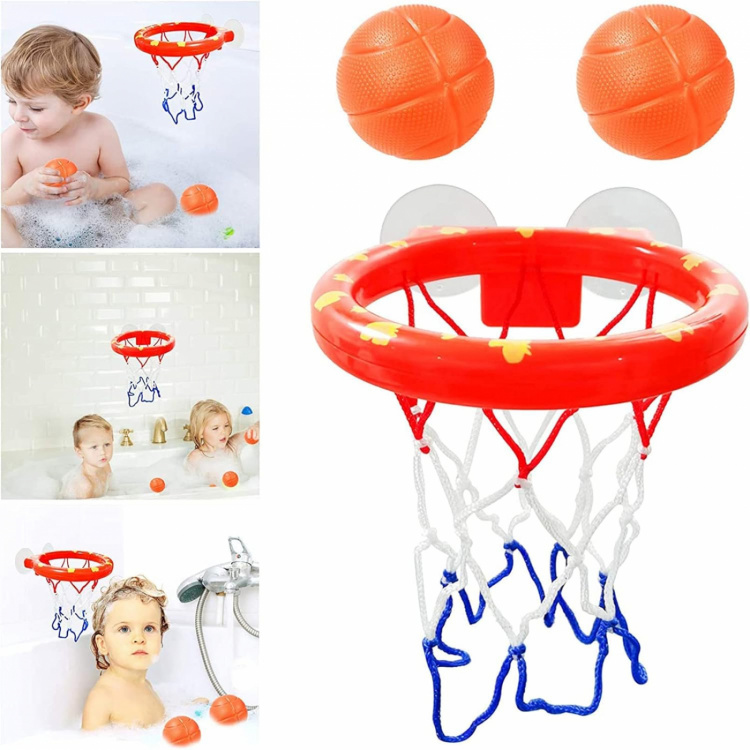 Basketbalset voor de badkamer
