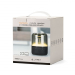 Luidspreker TRANSPARENT SMOKE met stoffen paneel & meerkleurige LED Luidspreker TRANSPARENT SMOKE met stoffen paneel & meerkleurige LED