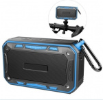 Waterbestendige luidspreker met karabijnhaak en fietsbevestiging Waterbestendige luidspreker met karabijnhaak en fietsbevestiging