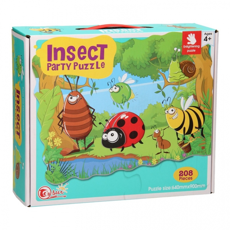 208-bit puzzle, Insects 208-bit puzzle, Insects