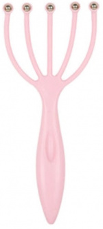 Hoofdhuidmassage met metalen balletjes, roze Hoofdhuidmassage met metalen balletjes, roze