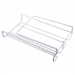 Metalen wijnglashouder voor 6 glazen, Wit