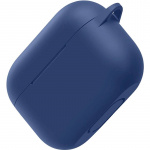 Siliconen schaal met haak voor Airpods Pro, Blauw Siliconen schaal met haak voor Airpods Pro, Blauw