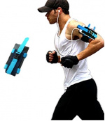 Duurzame telefoonhoes voor de arm, Blauw Duurzame telefoonhoes voor de arm, Blauw