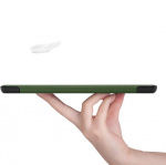 Tri-fold hoesje met standaardfunctie voor Galaxy Tab A7 10.4 T500/T505, Groen