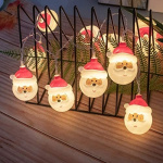 Decoratieve kerstverlichting 2m, Kerstmannen