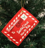 Kerstboomdecoratie, briefkaart Kerstboomdecoratie, briefkaart