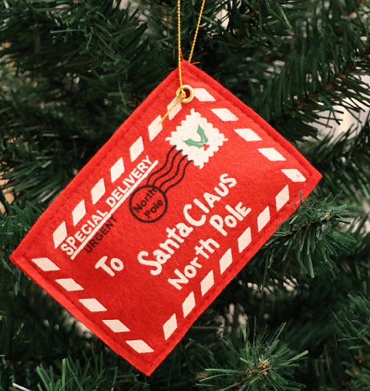 Kerstboomdecoratie, briefkaart Kerstboomdecoratie, briefkaart