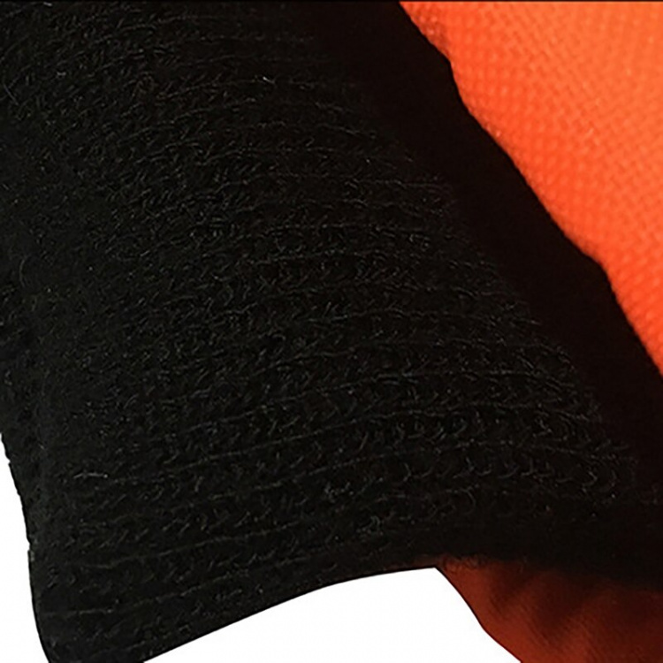 Skihandschoenen in varsel kleuren met reflectoren, Oranje, Maat L