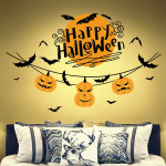 Wanddecoratie met Halloween-motief, Happy Halloween 60x45cm