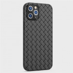 Geweven hoesje van TPU voor iPhone 13, Zwart Geweven hoesje van TPU voor iPhone 13, Zwart