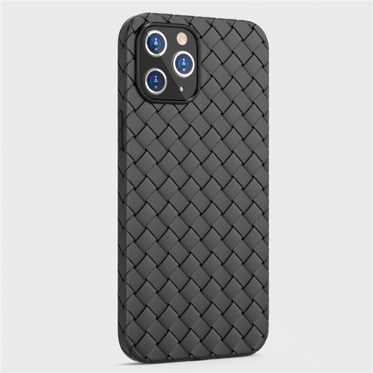 Geweven hoesje van TPU voor iPhone 13, Zwart Geweven hoesje van TPU voor iPhone 13, Zwart
