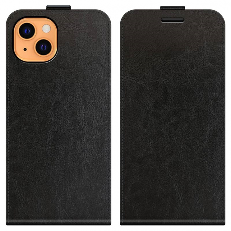 Flipcase in PU-leer voor iPhone 13, Zwart Flipcase in PU-leer voor iPhone 13, Zwart