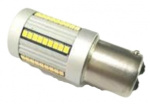 Canbus LED-lamp, 1157-66SMD, 1300±10lm, Rood