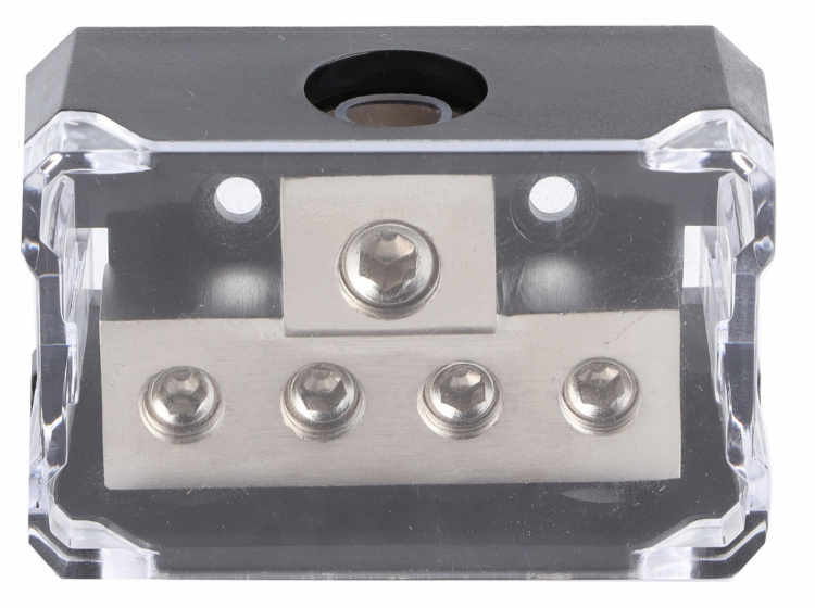 Distributieblok 1x10,5mm naar 4x7mm Distributieblok 1x10,5mm naar 4x7mm