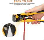 Kabelstripper, wire cutter en krimptang, 3-in-1