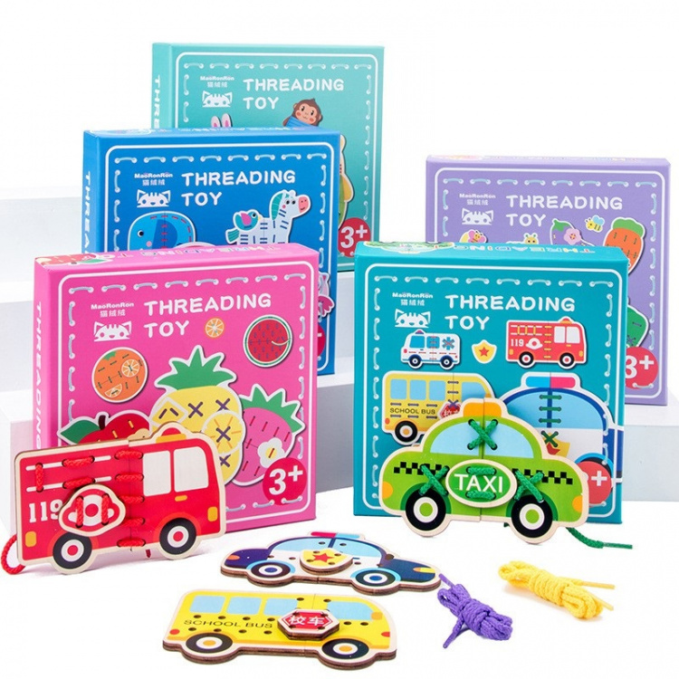 Sykort - hout met draad, Fruitmotief