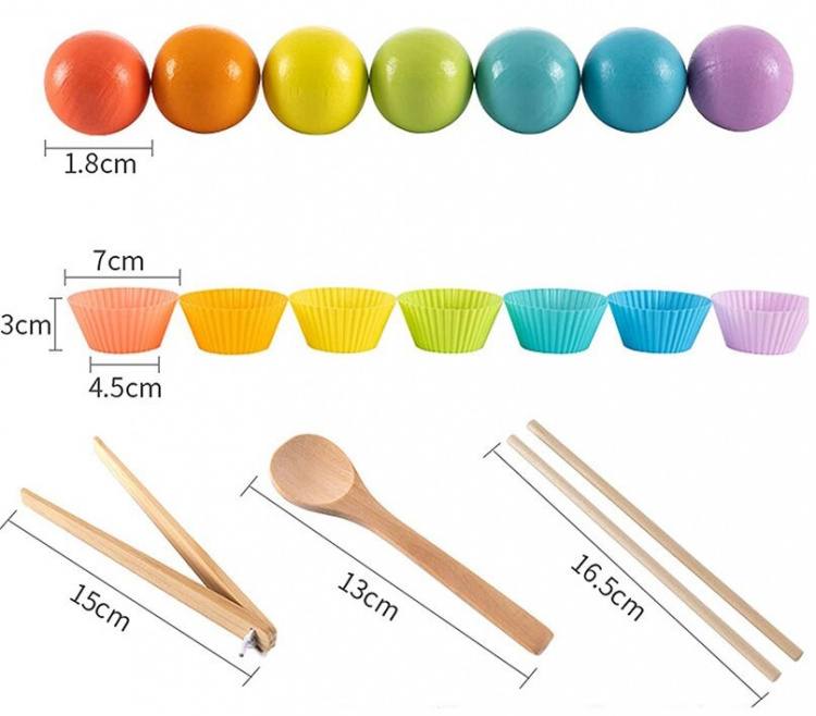 Pedagogisch spel voor het leren van kleuren en vormen