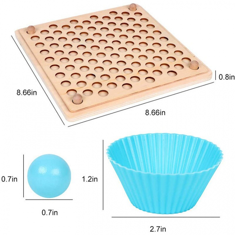 Pedagogisch spel voor het leren van kleuren en vormen