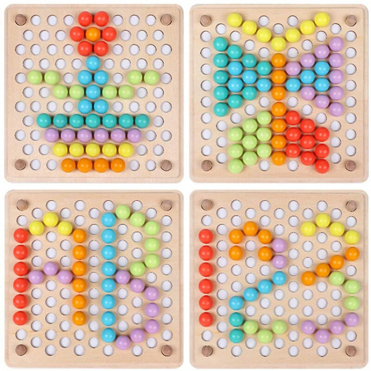 Pedagogisch spel voor het leren van kleuren en vormen