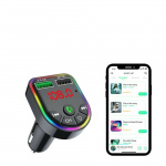 FM-zender met Bluetooth en 2 x USB-oplaadpoort 3.1/1.0 A FM-zender met Bluetooth en 2 x USB-oplaadpoort 3.1/1.0 A